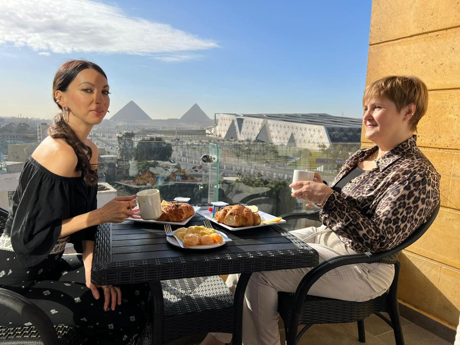 Asia Grand Museum & Pyramids View Nazlat as Sammān Exteriér fotografie